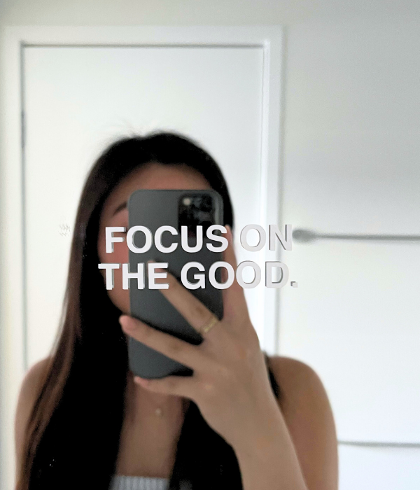 Focus On The Good Motivational Sticker