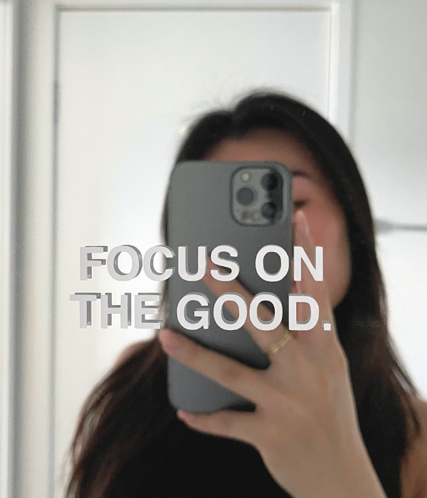 Focus On The Good Motivational Sticker