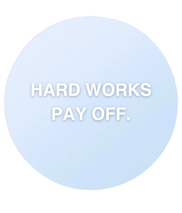 Hard Work Pays Off Motivational Sticker