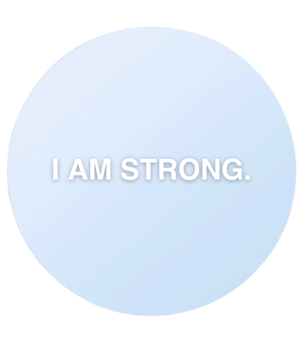 I Am Strong Affirmation Sticker