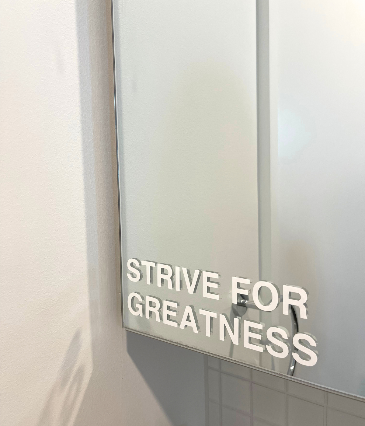 Strive For Greatness Motivational Sticker